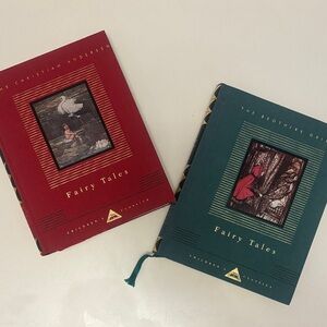 Barnes & Noble Everyman Fairy Tales Books - Burgundy and Teal